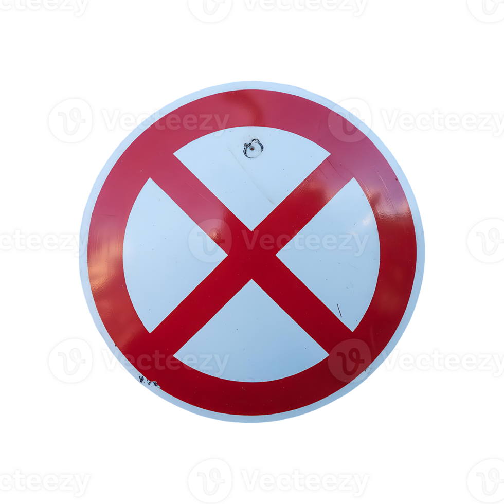 No Cross Mark Icon Symbol isolated on transparent background png