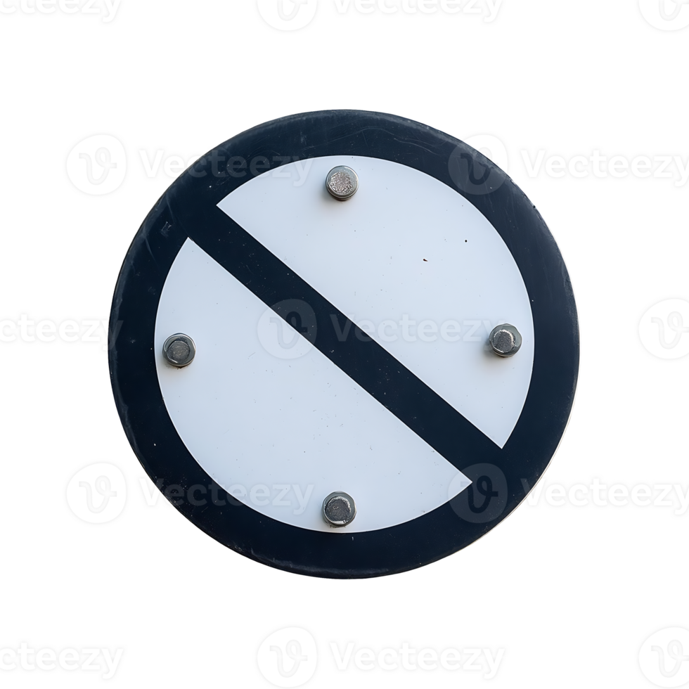 No Icon Symbol isolated on transparent background png