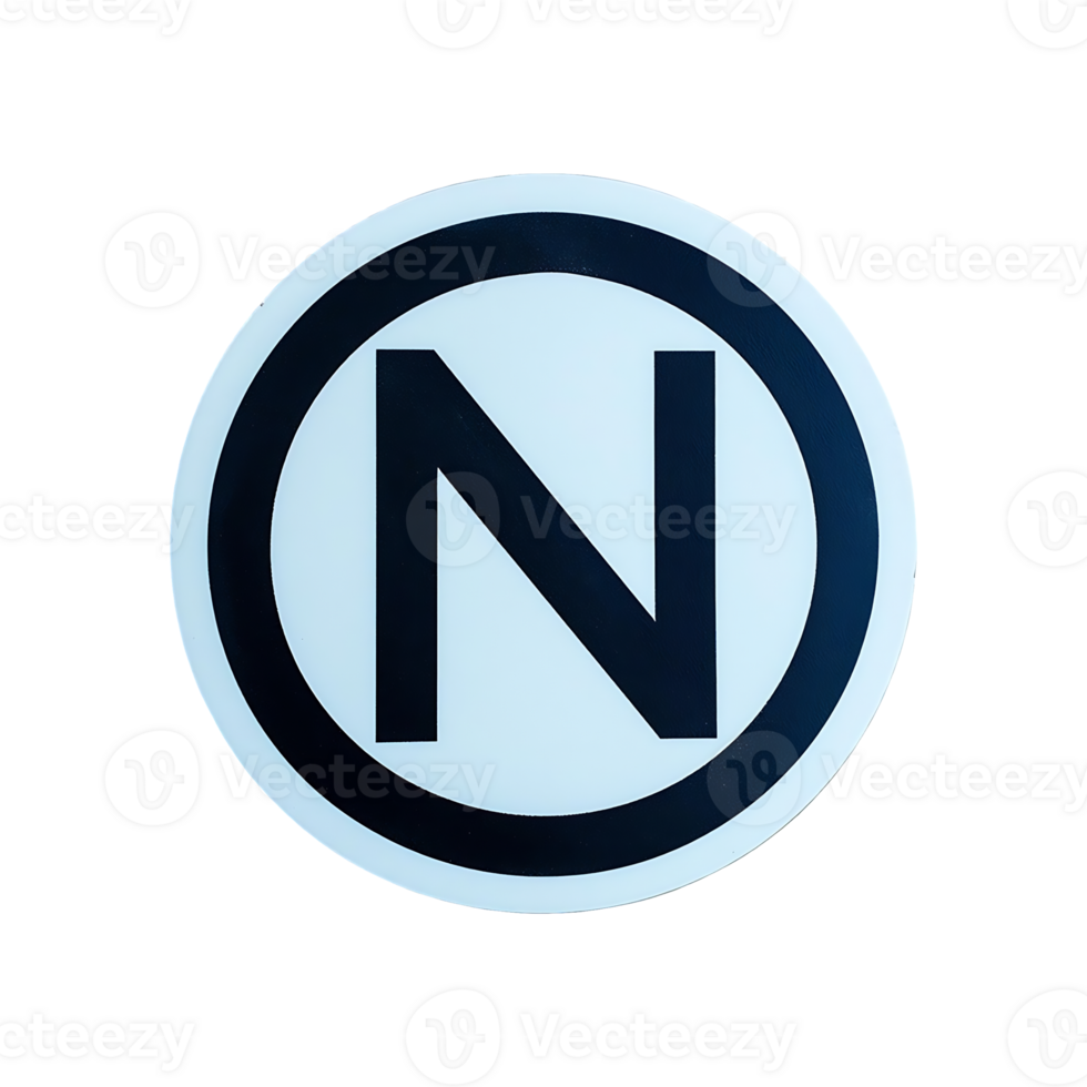 No Icon Symbol isolated on transparent background png
