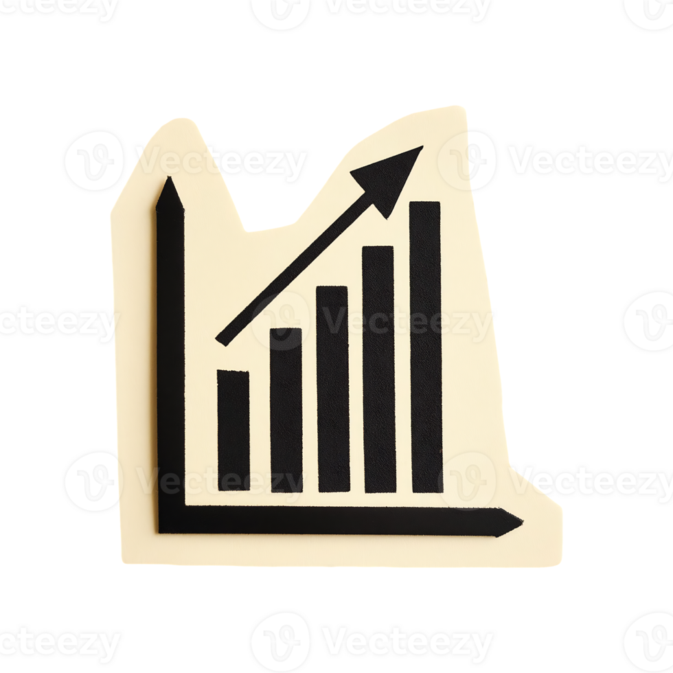 Graph Icon Symbol isolated on transparent background png