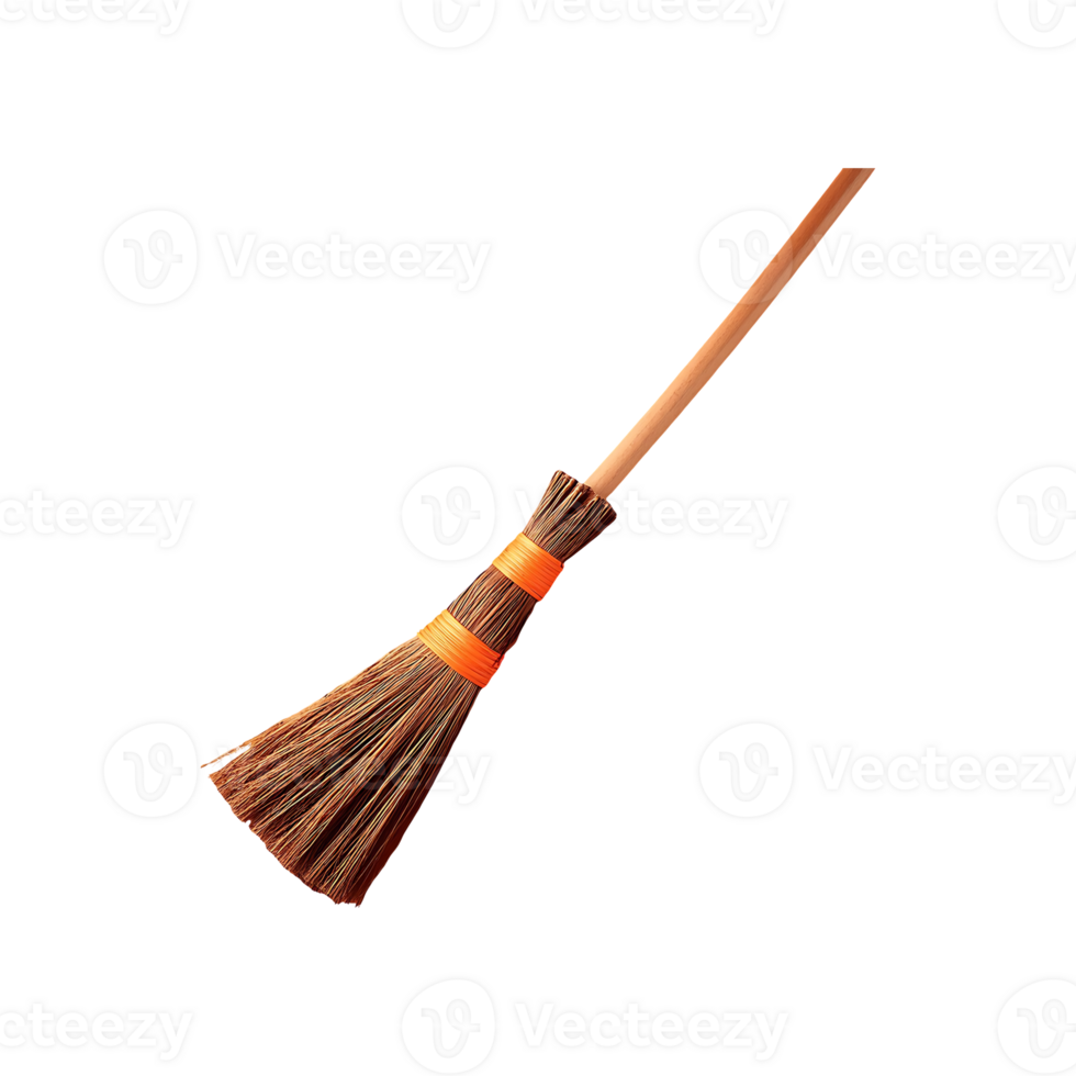 Halloween Festival Broomstick Icon Symbol isolated on transparent background png