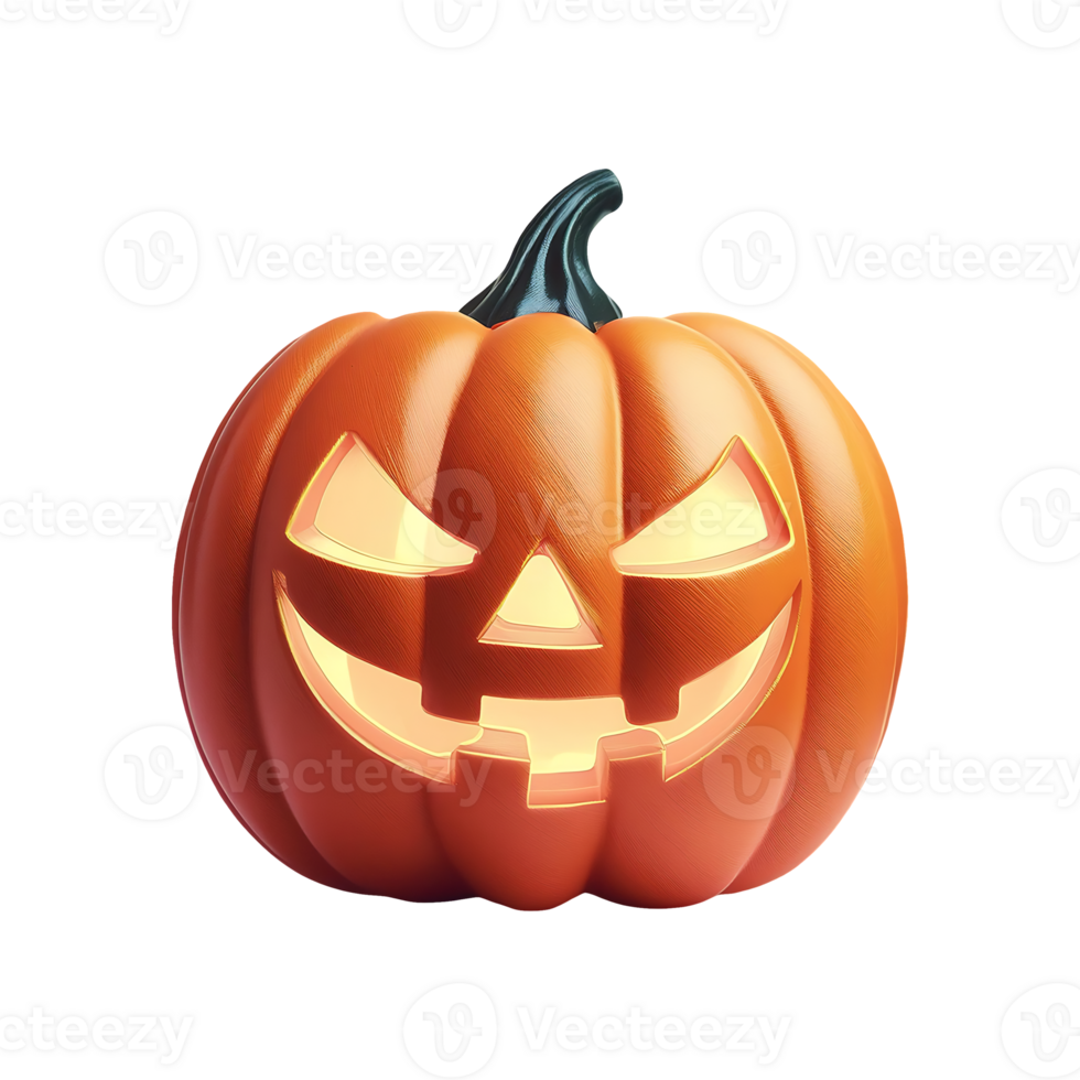 Halloween Pumpkin Icon Symbol isolated on transparent background png