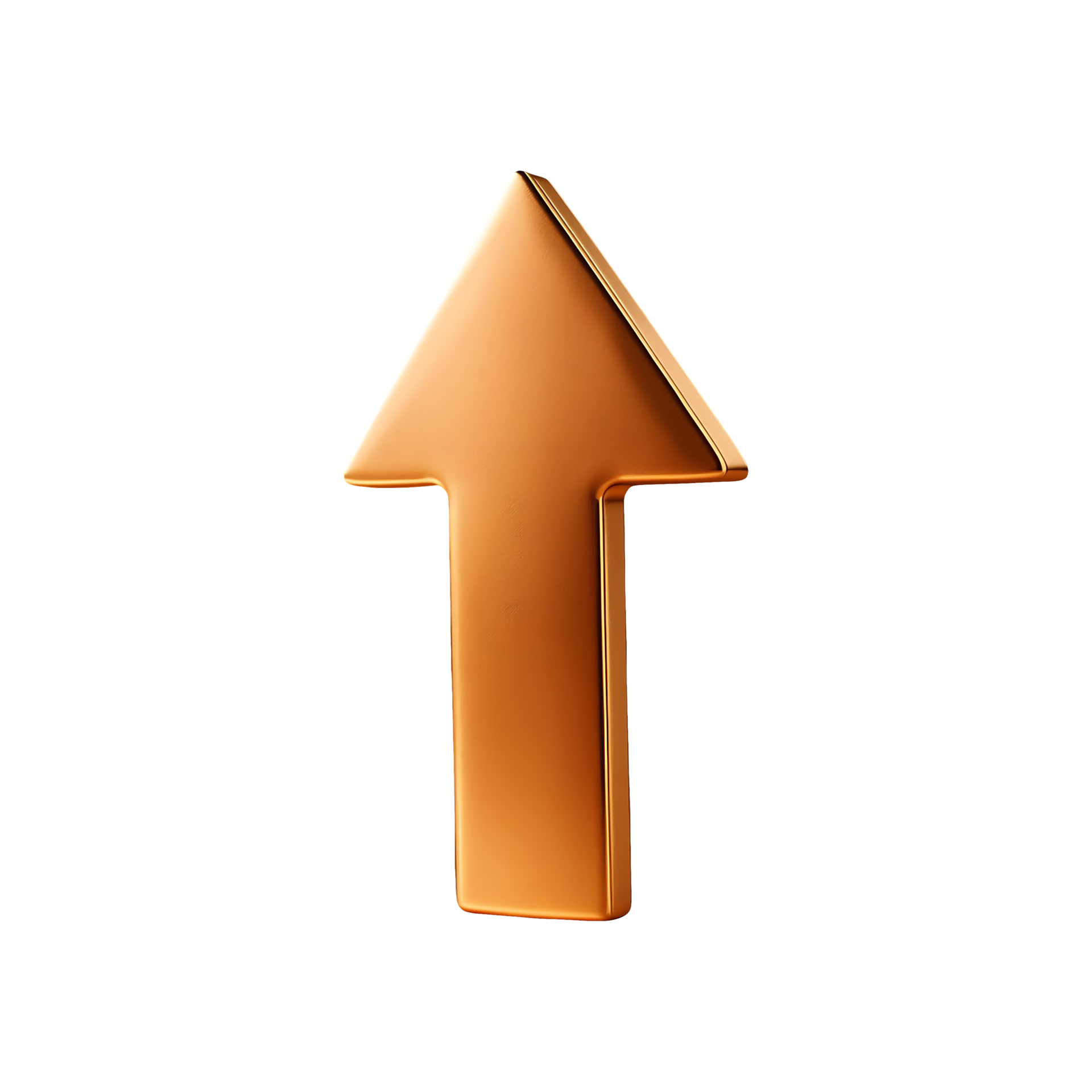Profit Arrow Up Stock Growth Icon Symbol isolated on transparent