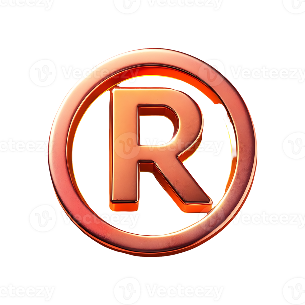 Registered Trademark Symbol Symbol isolated on transparent background png