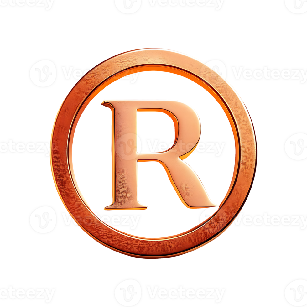 Registered Trademark Symbol Symbol isolated on transparent background png