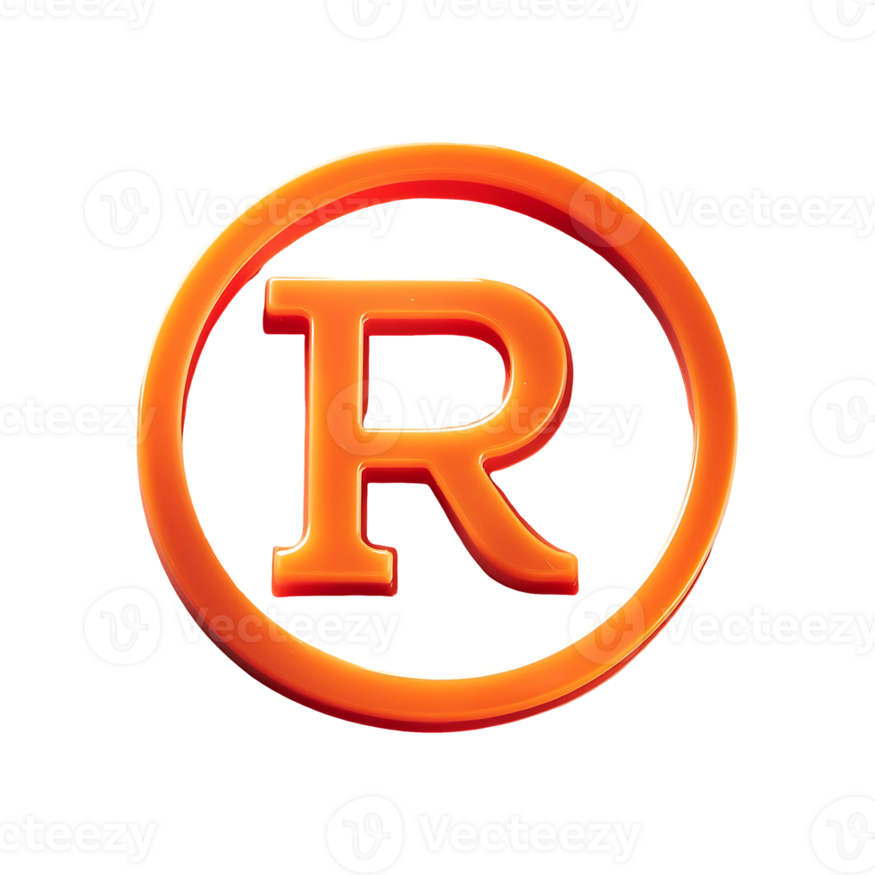Registered Trademark Symbol Symbol isolated on transparent background png