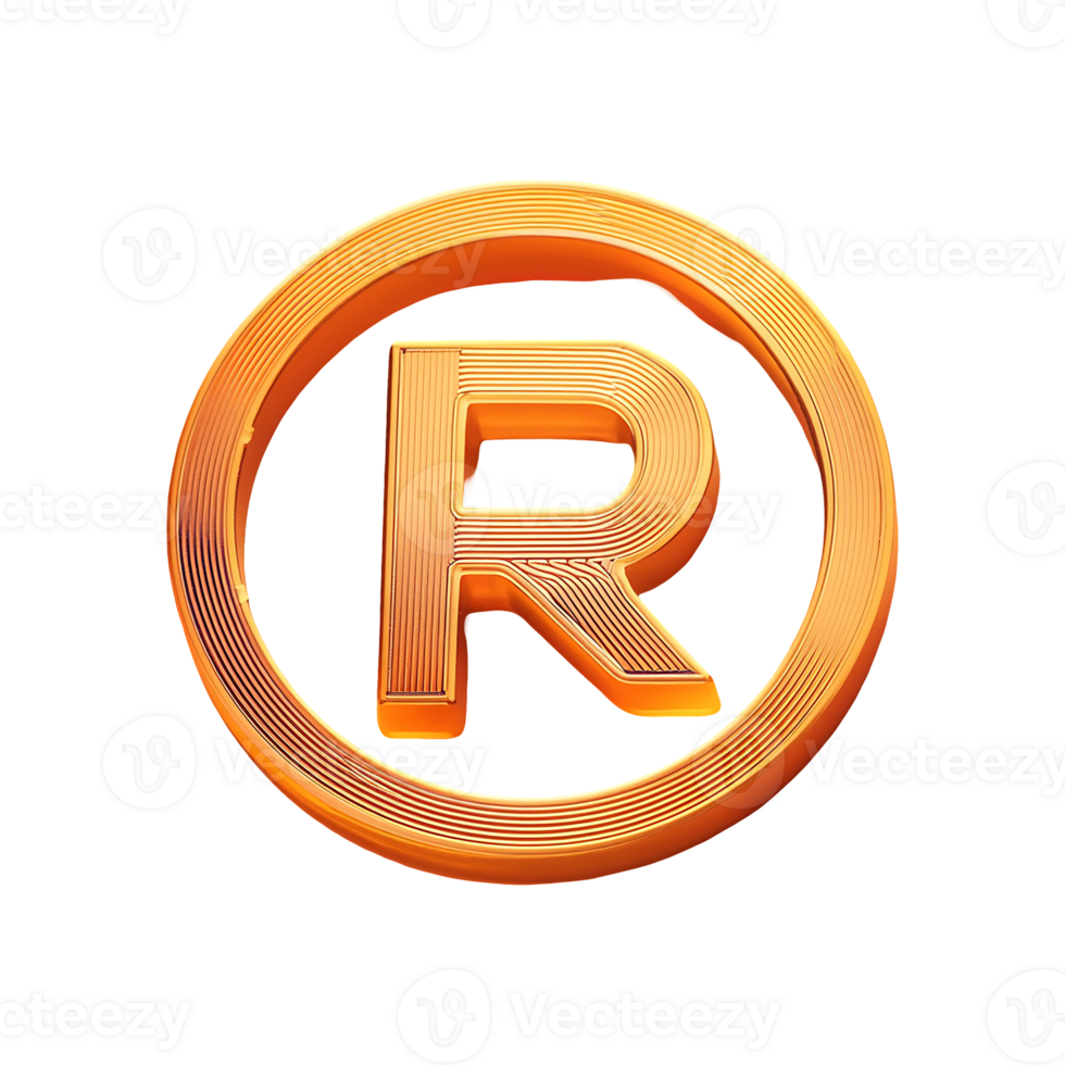 Registered Trademark Symbol Symbol isolated on transparent background png