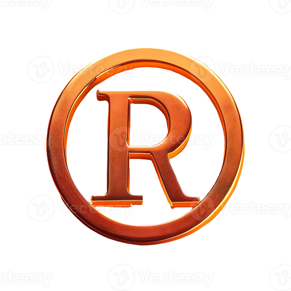 Registered Trademark Symbol Symbol isolated on transparent background png