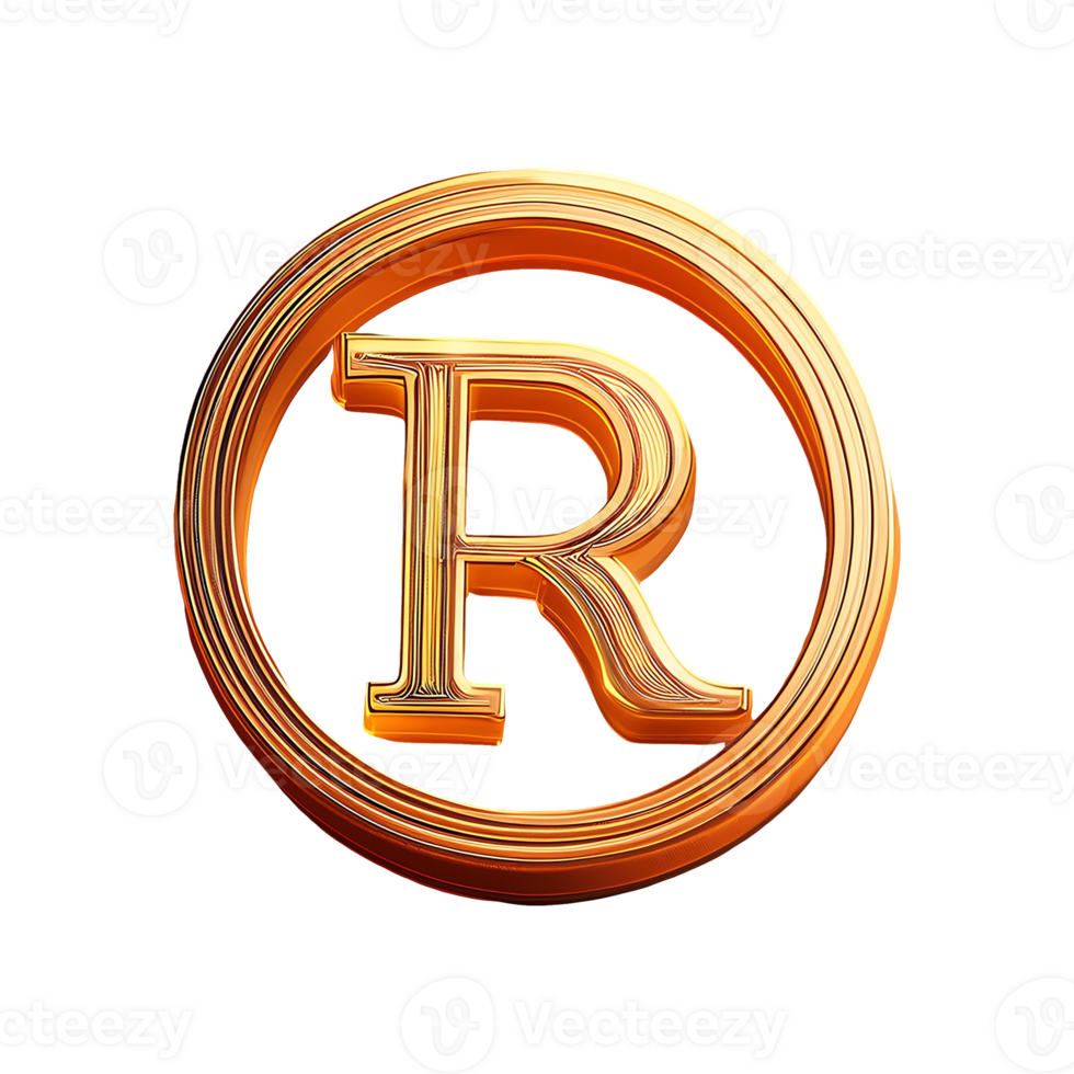 Registered Trademark Symbol Symbol isolated on transparent background png