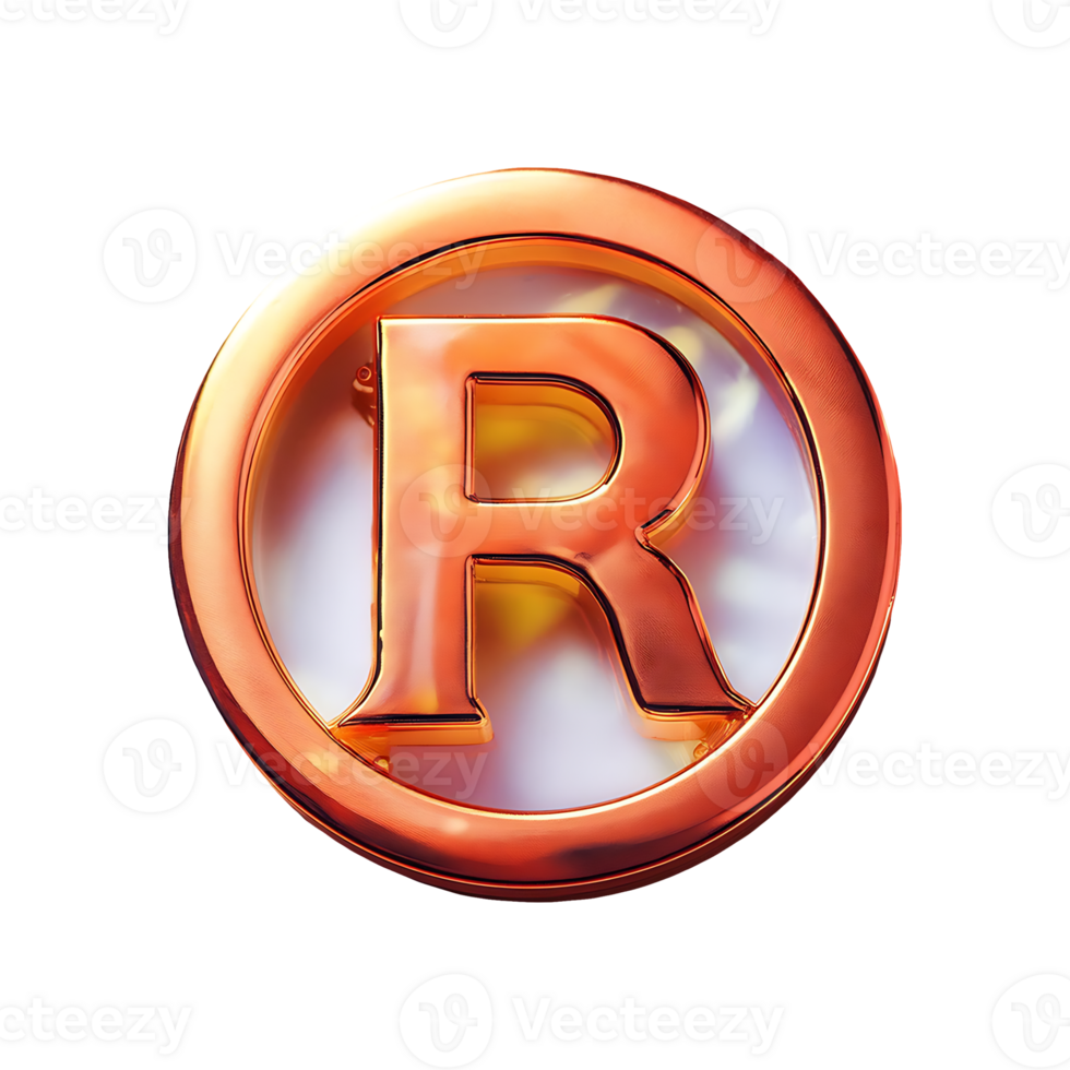 Registered Trademark Symbol Symbol isolated on transparent background png