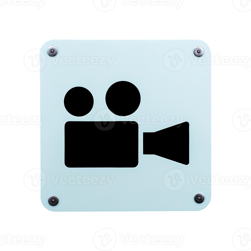 Camera Icon Symbol isolated on transparent background png