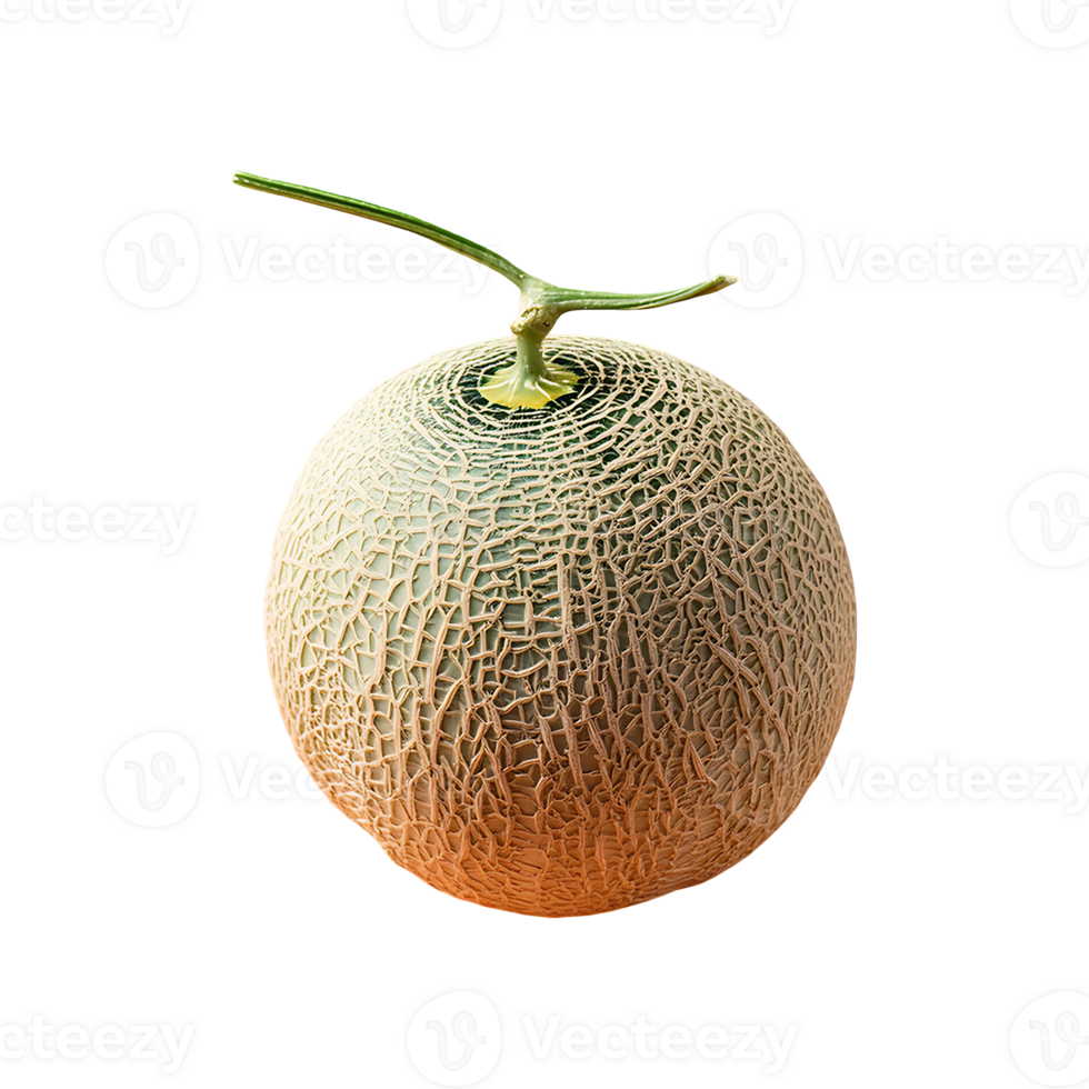 Cantaloupe isolated on transparent background png