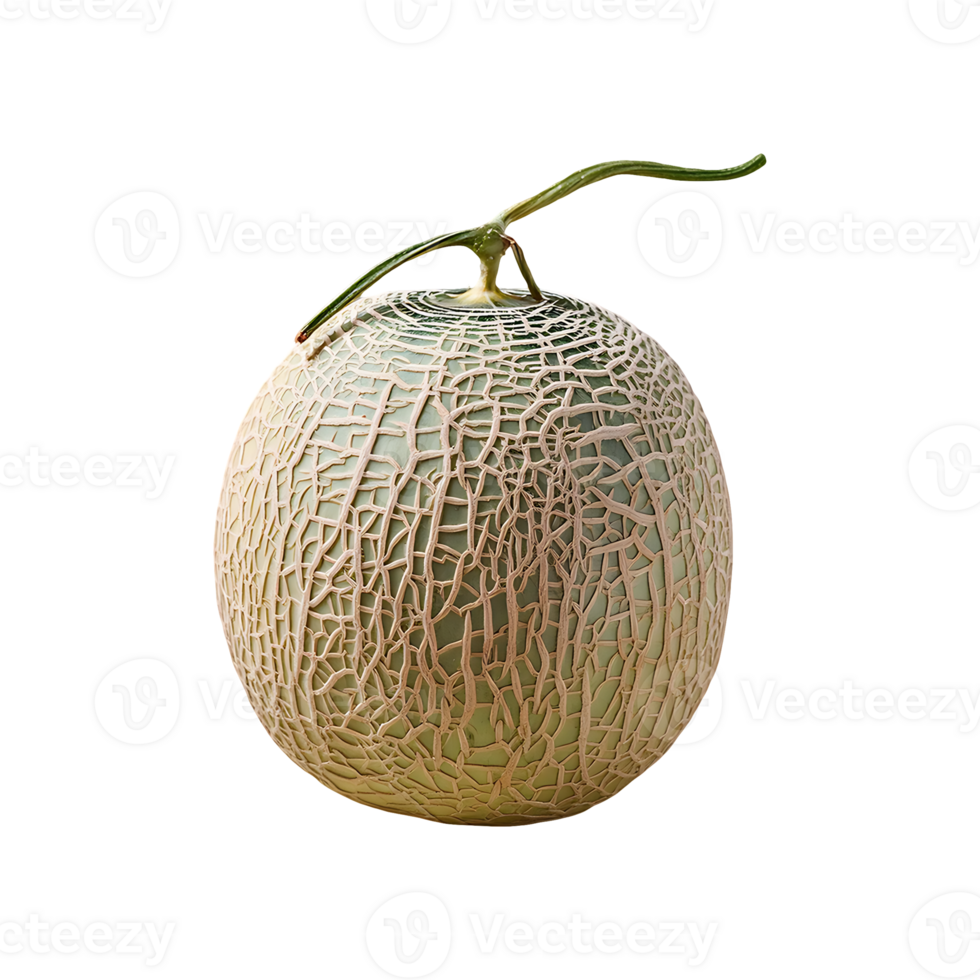 Cantaloupe isolated on transparent background png