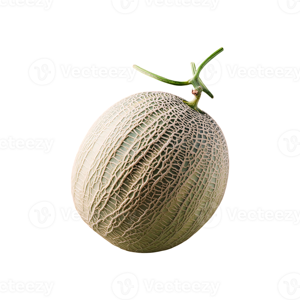 Cantaloupe isolated on transparent background png