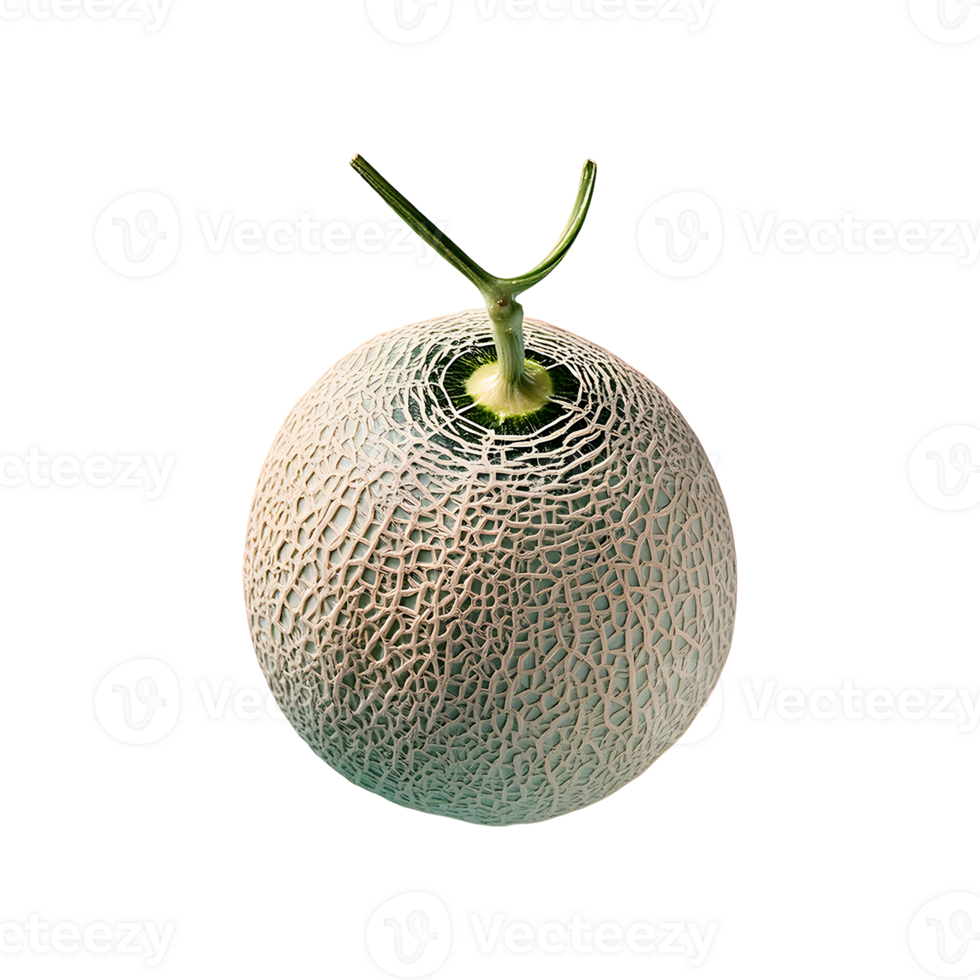 Cantaloupe isolated on transparent background png