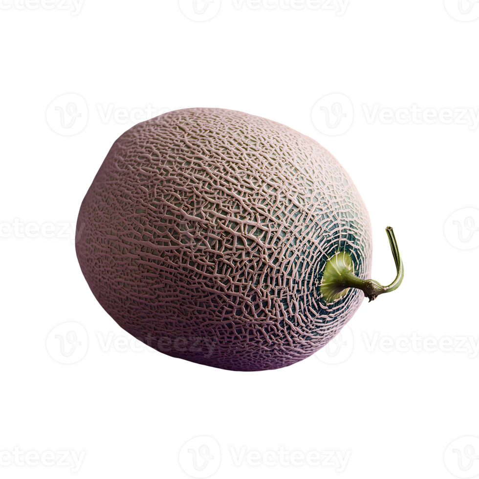 Cantaloupe isolated on transparent background png
