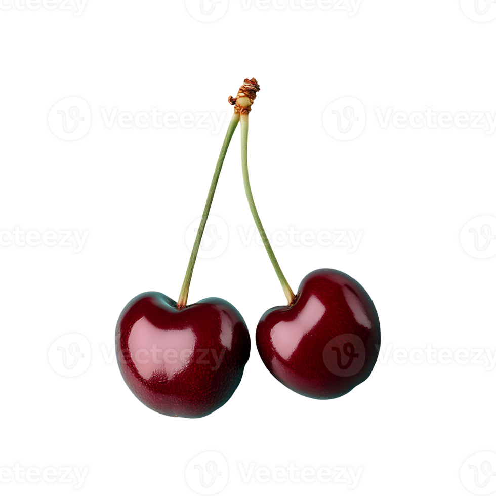 Cherry isolated on transparent background png
