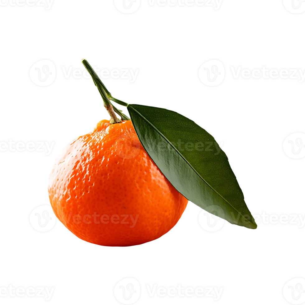 Clementine isolated on transparent background png