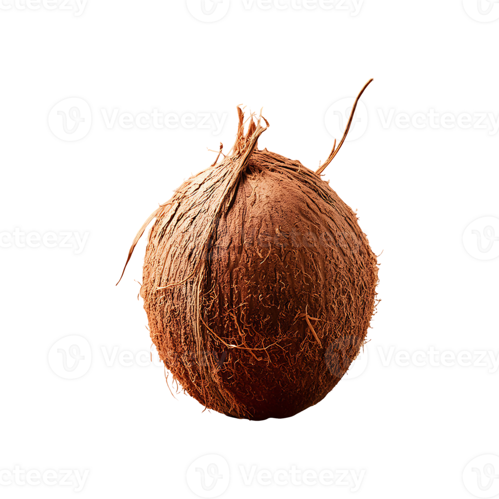 Coconut isolated on transparent background png