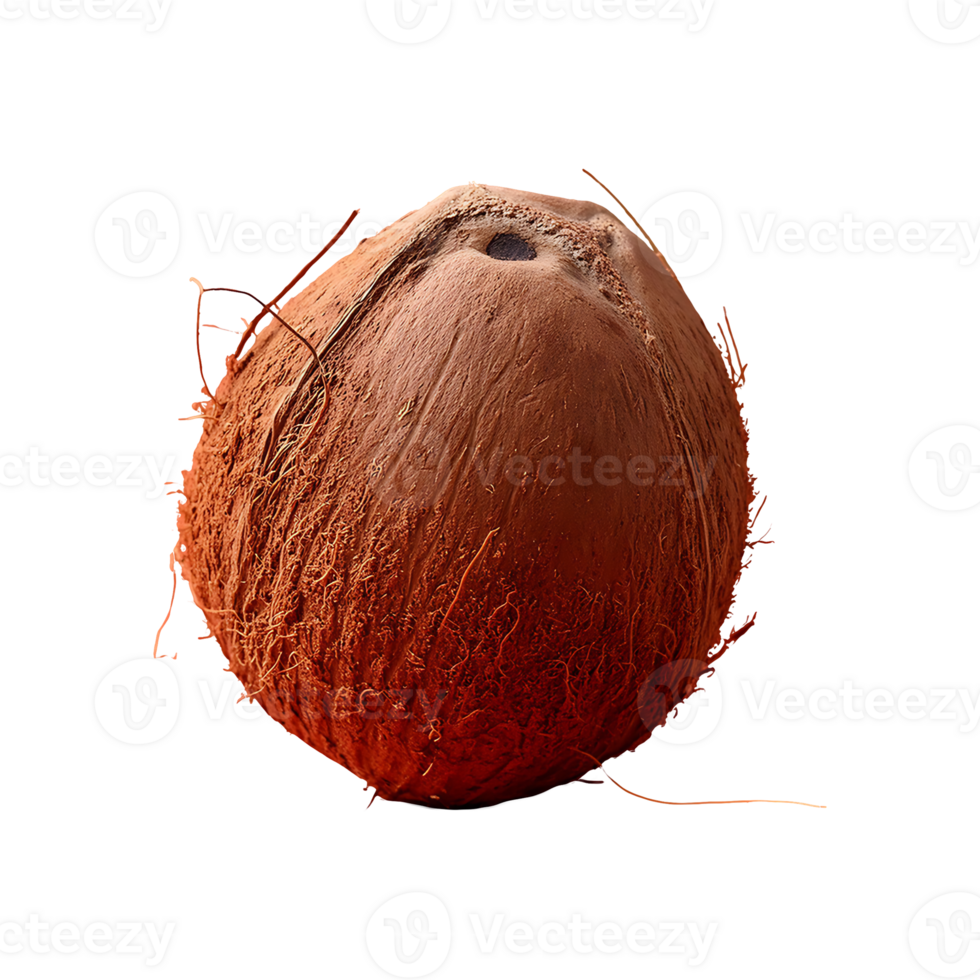 Coconut isolated on transparent background png