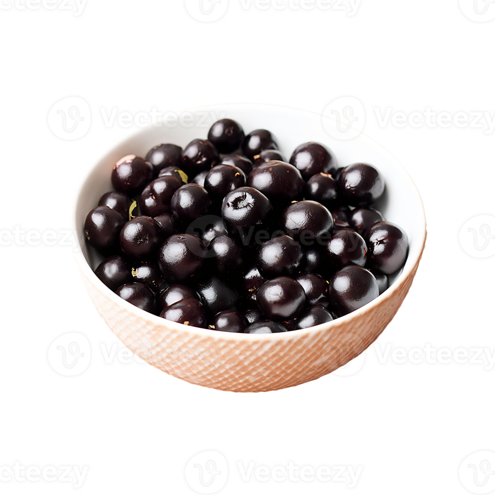 Jabuticaba fruit isolated on transparent background png