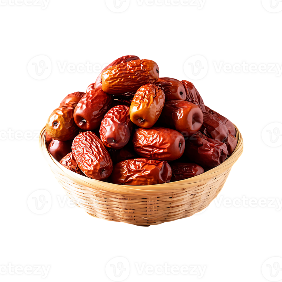 Jujube isolated on transparent background png