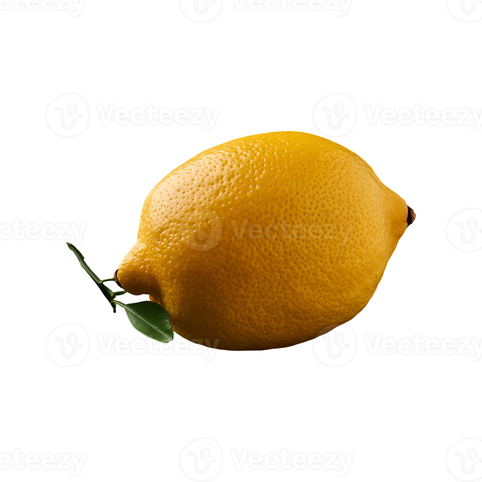 Lemon isolated on transparent background png