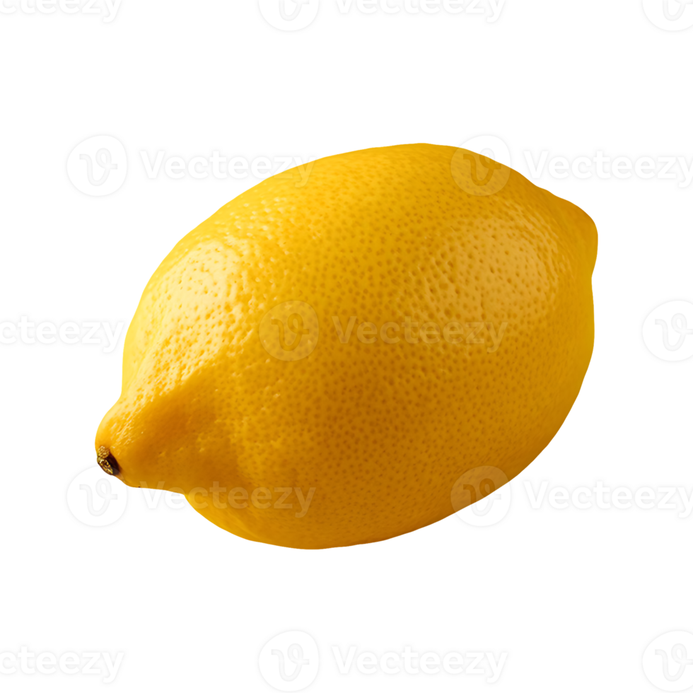 Lemon isolated on transparent background png