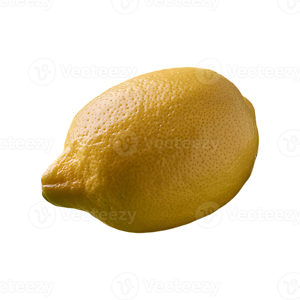 Lemon isolated on transparent background png