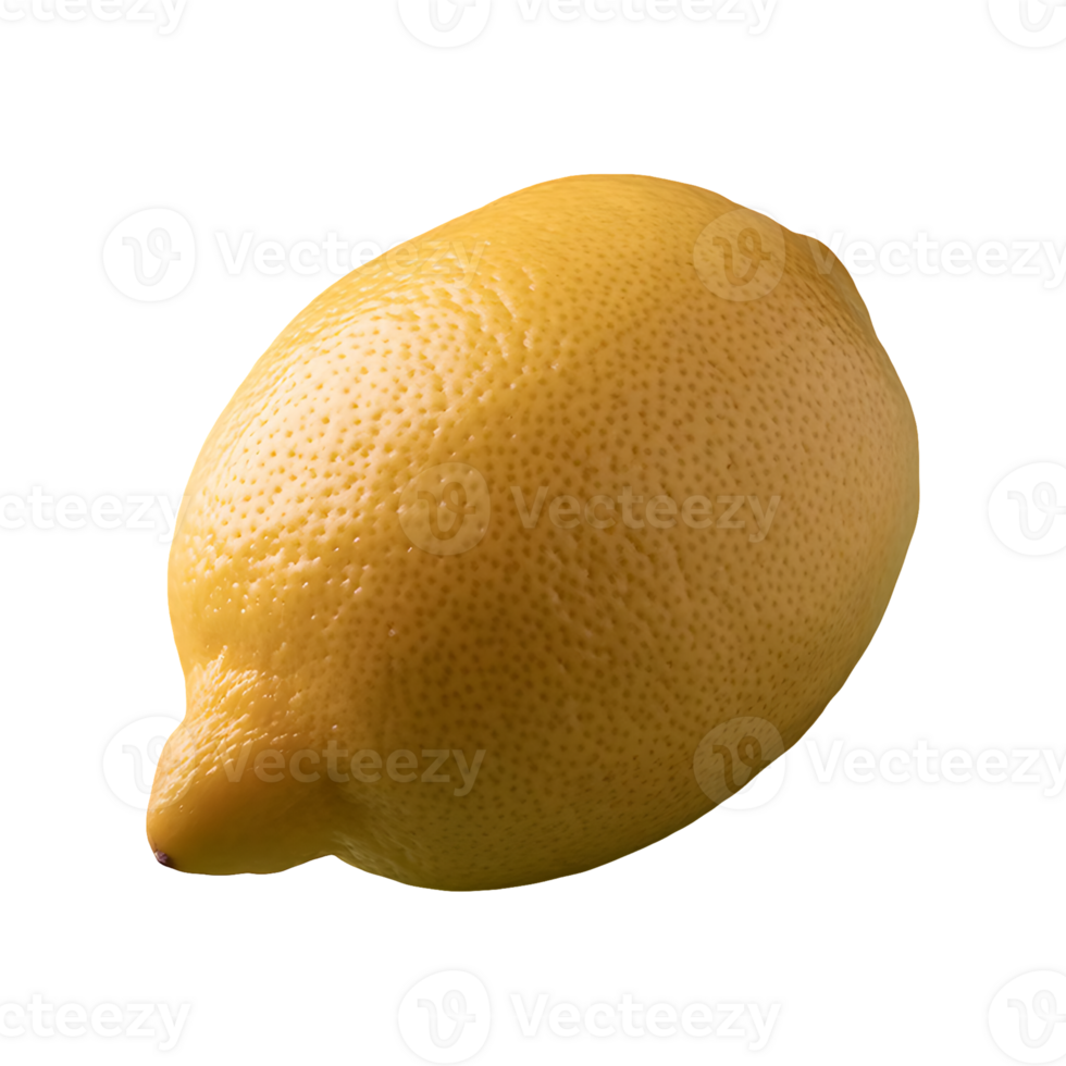 Lemon isolated on transparent background png