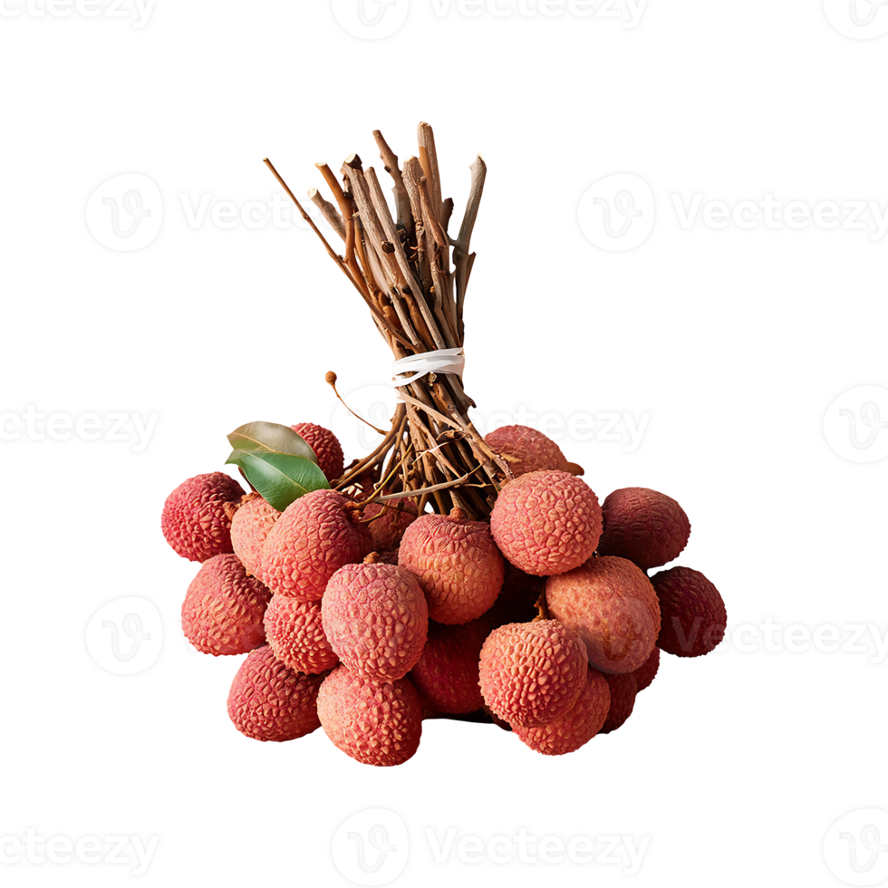 Lychee isolated on transparent background png