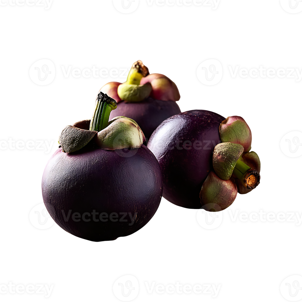 Mangosteen isolated on transparent background png