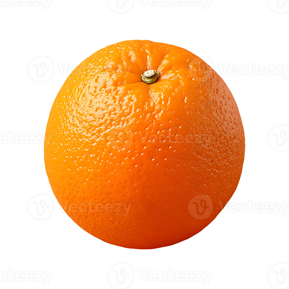 Orange isolated on transparent background png