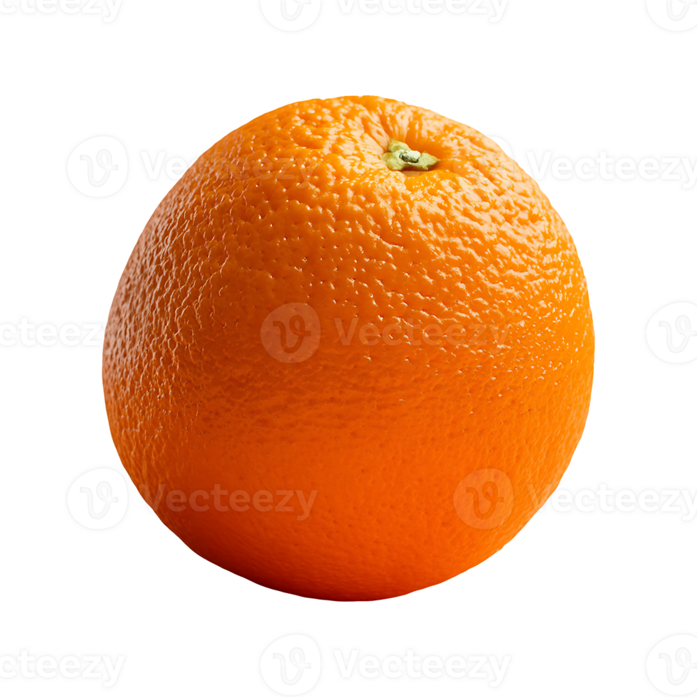 Orange isolated on transparent background png