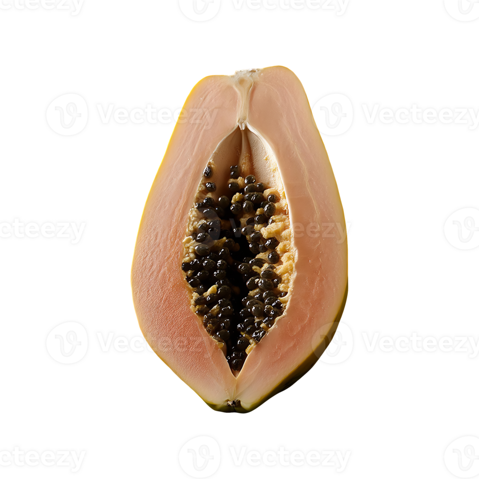 Papaya isolated on transparent background png
