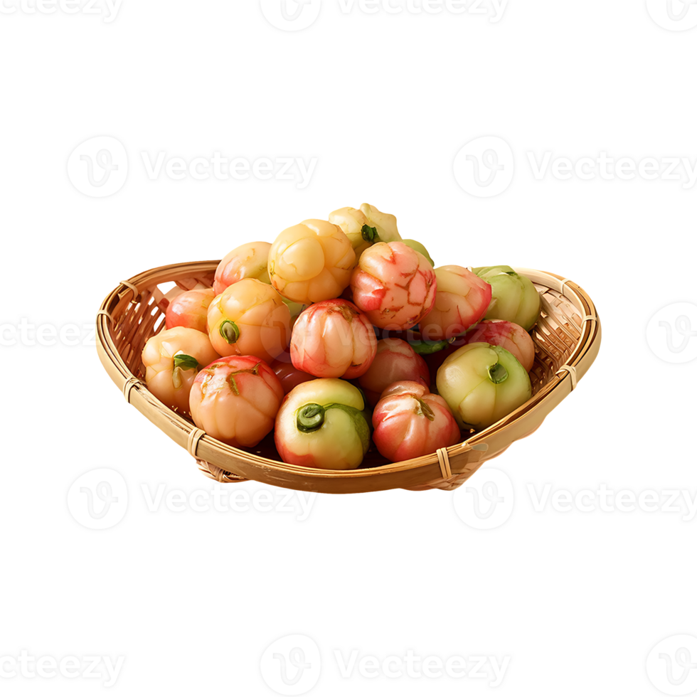 Surinam Cherry isolated on transparent background png