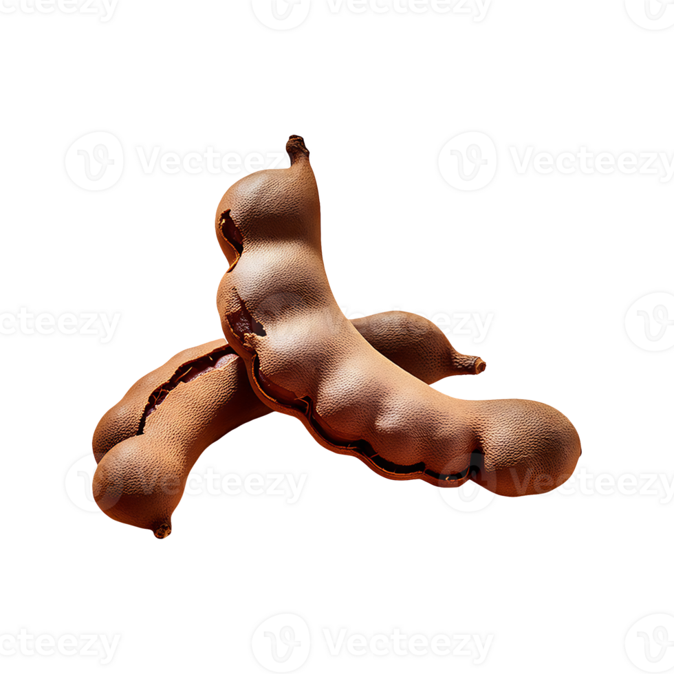 Tamarind isolated on transparent background png