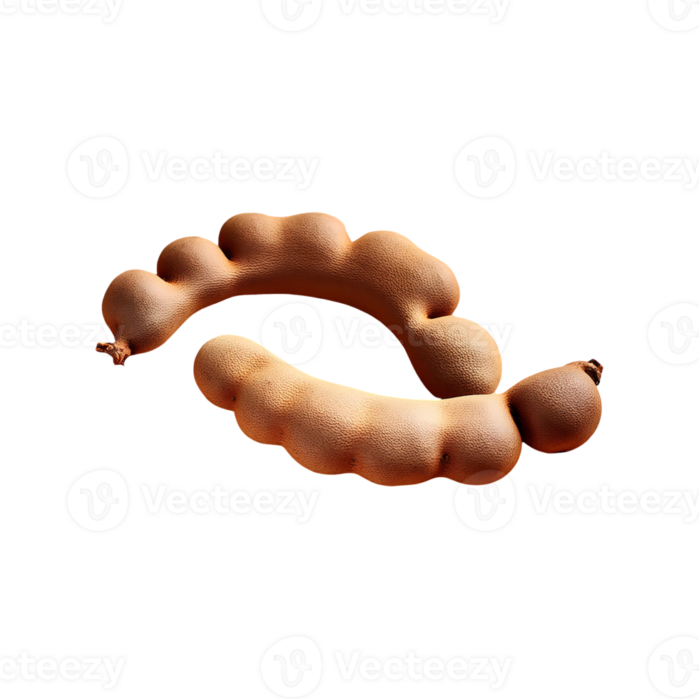 Tamarind isolated on transparent background png