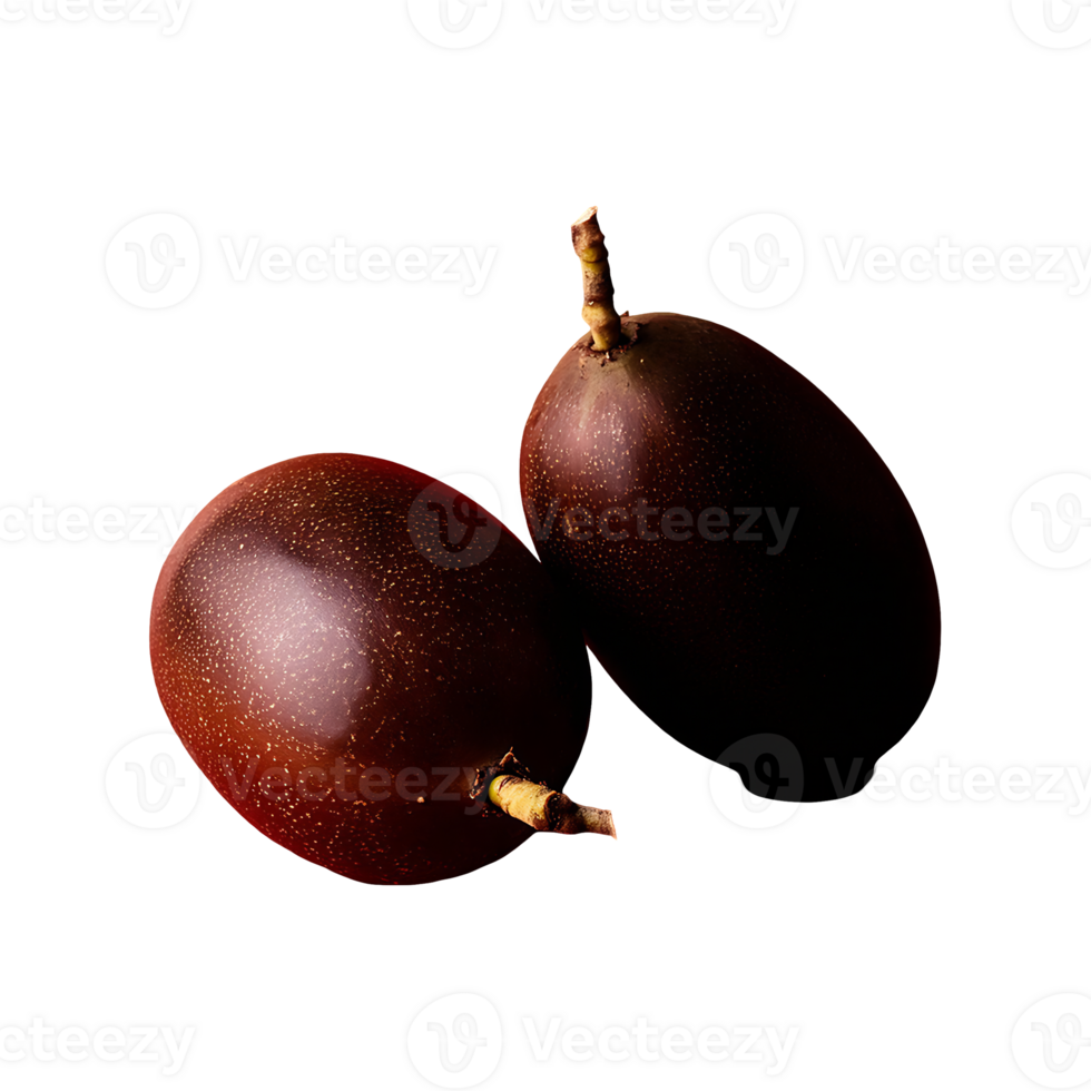 Ambarella fruit isolated on transparent background png
