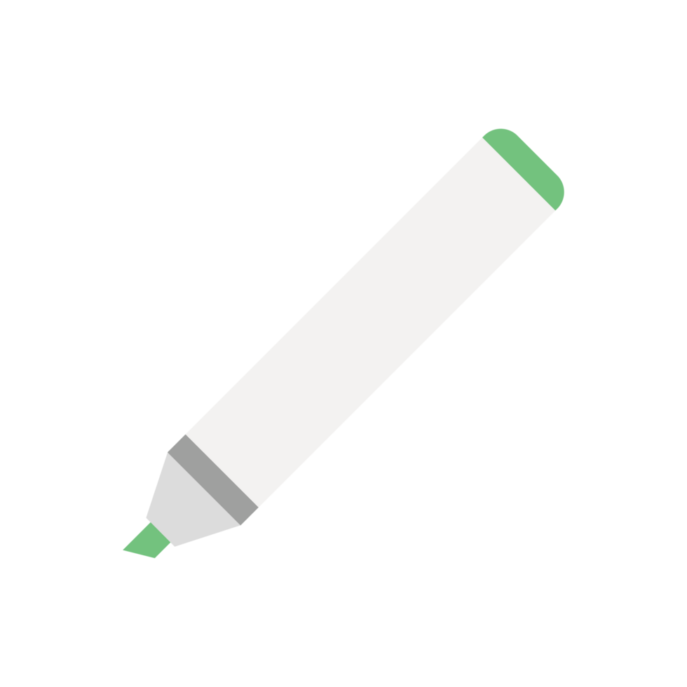 Green Marker Illustration png
