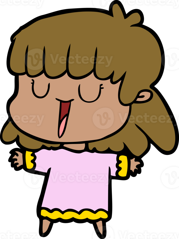 cartoon woman drawing png
