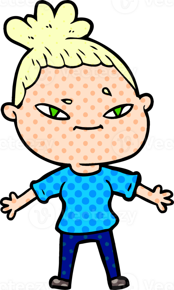 cartoon woman drawing png