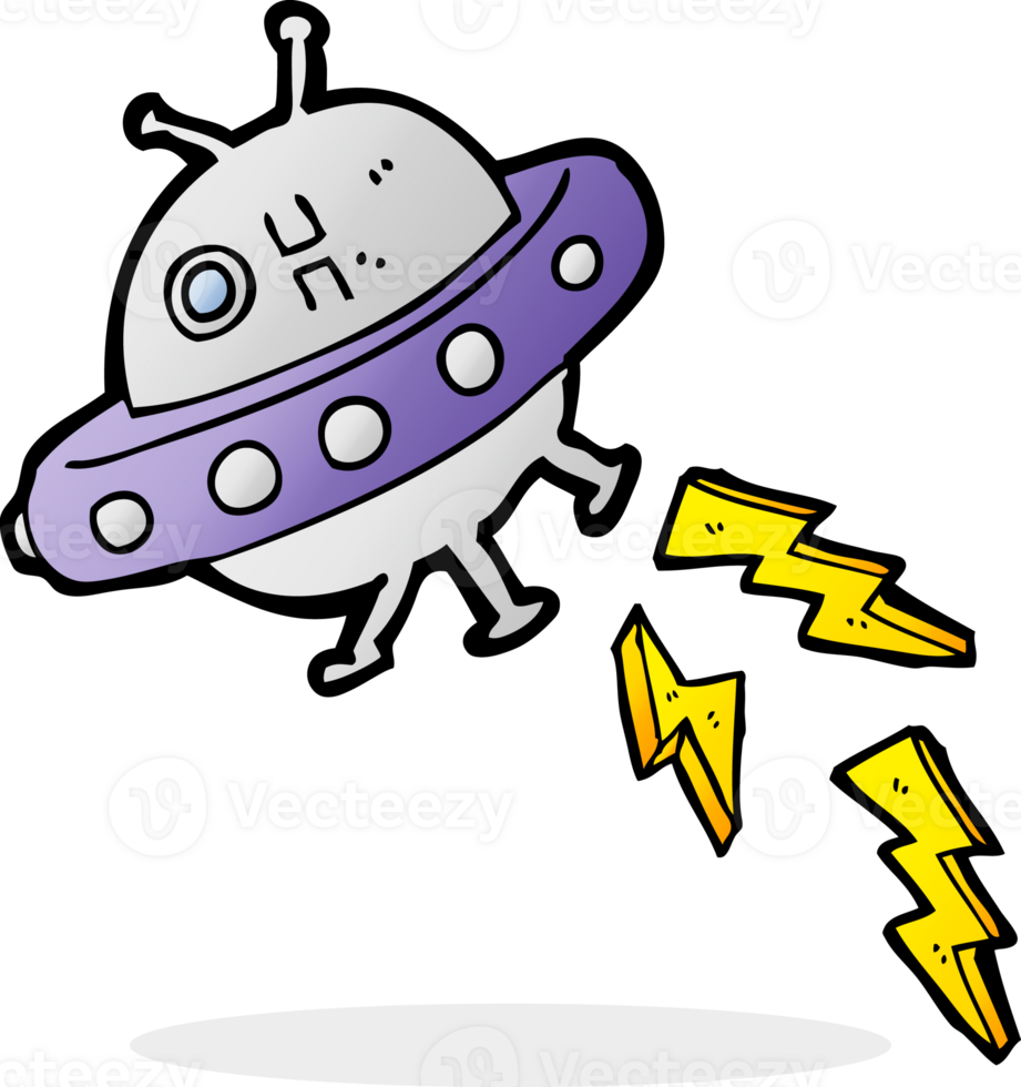 cartoon UFO drawing png