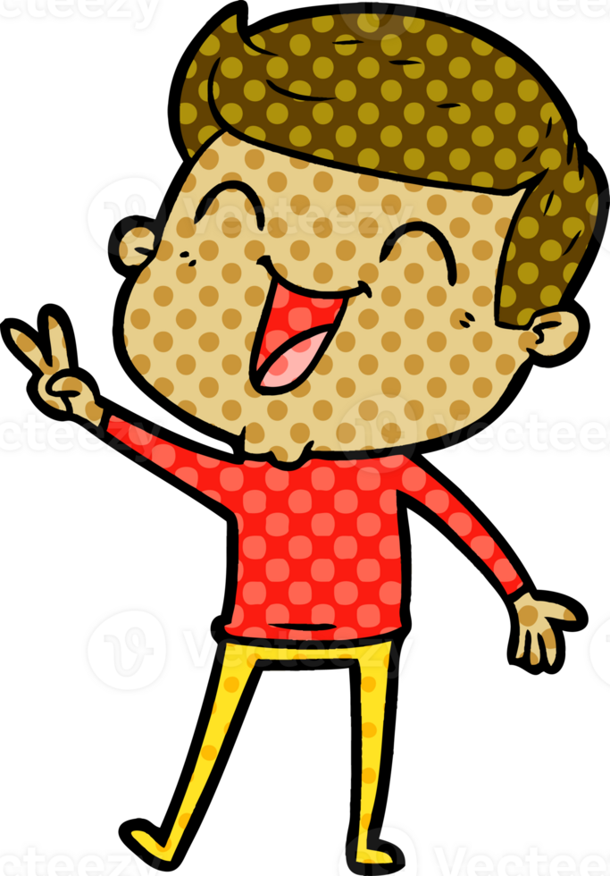 cartoon man laughing drawing png