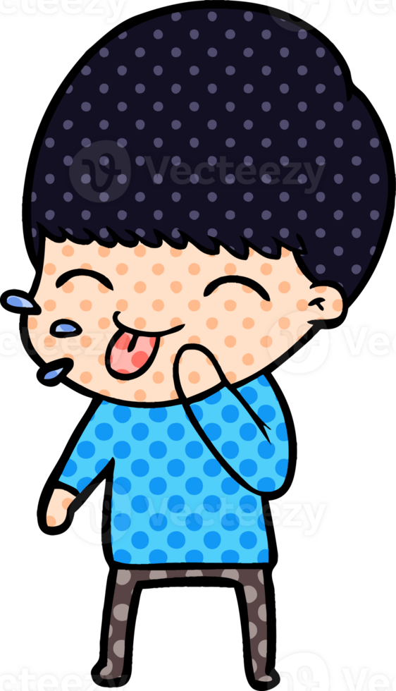 happy cartoon boy drawing png