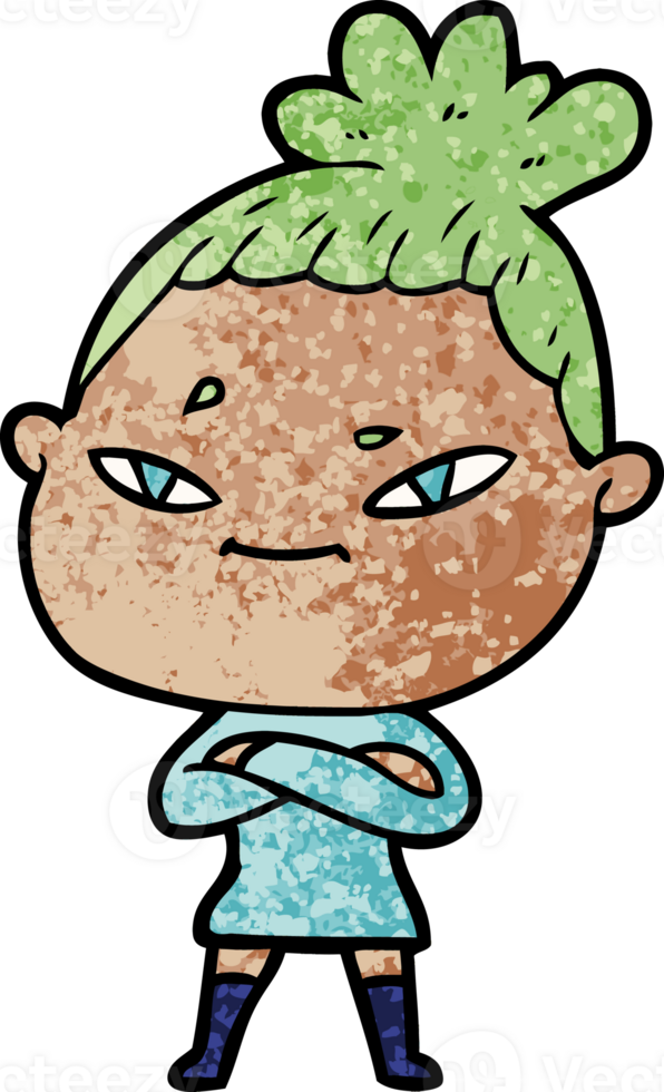 cartoon woman drawing png