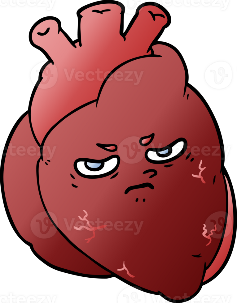 cartoon heart drawing png