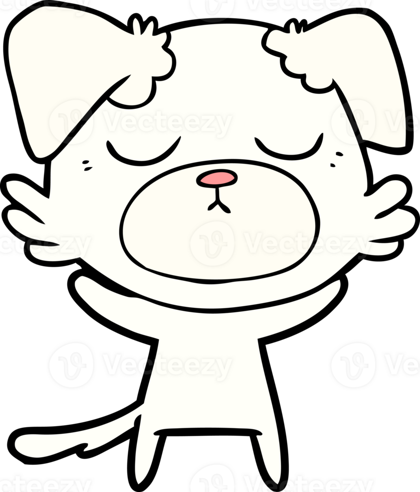 cute cartoon dog drawing png