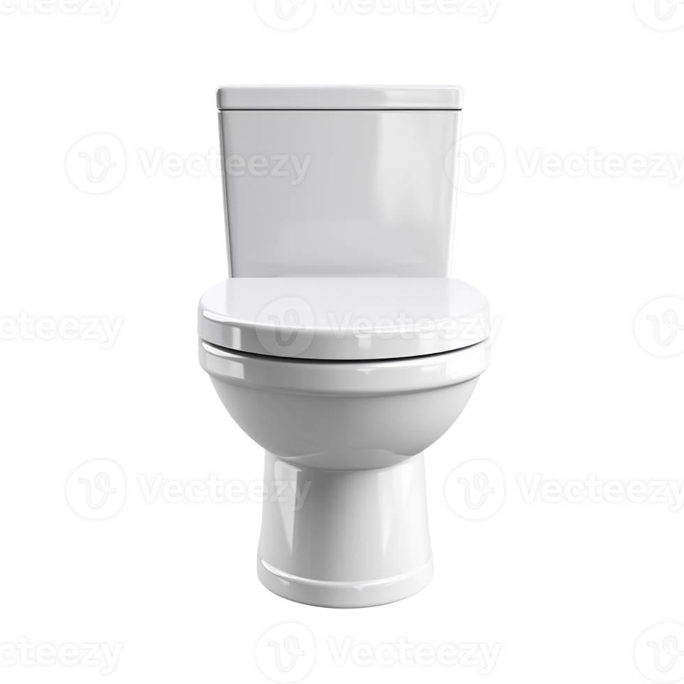 Bathroom Fixture Commode Isolated on Transparent Background png