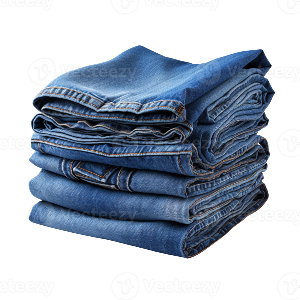 denim jeans isolated on transparent background png